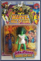 Savage She-Hulk from Marvel - Hall of Fame - She-Force - Series 2 manufactured by Toy Biz [Front]
