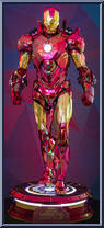 Iron Man Mark IV (Fractal Armor) from Marvel - Iron Man 2 manufactured by Hot Toys [Loose]