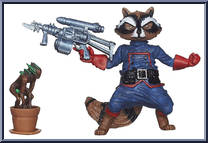 Rocket Raccoon from Marvel - Infinite Series - Wave 4 manufactured by Hasbro [Loose]
