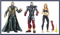 Pepper Potts / Iron Man (Mark XXII) / The Mandarin from Marvel Legends - Cinematic Universe 10th Anniversary - Box Sets manufactured by Hasbro [Loose]