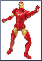 Extremis Iron Man (Red Armor) from Marvel Legends - Terrax Series manufactured by Hasbro [Loose]