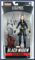Black Widow (Black Widow Movie) from Marvel Legends - Infinite Series - Crimson Dynamo Series manufactured by Hasbro [Front]