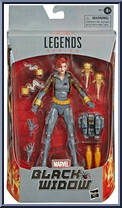 Black Widow (Grey Suit) from Marvel Legends - Infinite Series - Exclusives manufactured by Hasbro [Front]