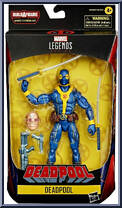 Deadpool (Blue / Gold) from Marvel Legends - Infinite Series - Strong Guy Series manufactured by Hasbro [Front]