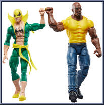 Iron Fist / Luke Cage from Marvel Legends - Infinite Series - Marvel 85th Anniversary manufactured by Hasbro [Loose]