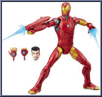 Iron Man (Invincible) from Marvel Legends - Infinite Series - Okoye Series manufactured by Hasbro [Loose]