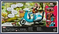 Squirrel Girl (with Scooter) from Marvel Legends - Infinite Series - Vehicles manufactured by Hasbro [Back]