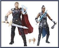 Thor / Valkyrie from Marvel Legends - Infinite Series - Exclusives manufactured by Hasbro [Loose]