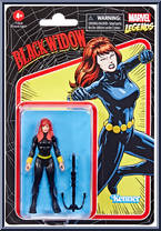 Black Widow from Marvel Legends - Retro - Basic Series manufactured by Hasbro [Front]