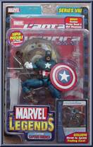 Captain America (Classic) from Marvel Legends - Series  8 manufactured by Toy Biz [Front]