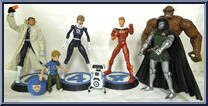 Fantastic Four (7 Figures) (Mr. Fantastic Lab Coat) from Marvel Legends - Box Sets manufactured by Toy Biz [Loose]