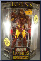 Iron Man from Marvel Legends - Icons - Series 1 manufactured by Toy Biz [Front]