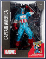 Captain America (Amazing Spider-Man #323) from Marvel - Posed Figures manufactured by McFarlane [Front]