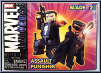Assault Punisher / Blade from Marvel Minimates - Target 2-Packs manufactured by Diamond Select [Front]