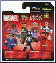 Aunt May / S.H.I.E.L.D. Agent from Marvel Minimates - Wave 43 manufactured by Diamond Select [Back]