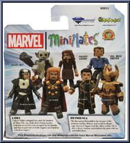 Loki / Heimdall from Marvel Minimates - Wave 53 - Thor - The Dark World manufactured by Diamond Select [Back]