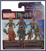 Nebula / Sakaar Soldier from Marvel Minimates - Wave 57 - Guardians of the Galaxy Movie manufactured by Diamond Select [Back]