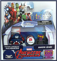 Captain America's Hulkbuster / Baron Zemo from Marvel Minimates - Walgreens - Wave  7 manufactured by Diamond Select [Front]