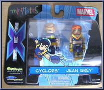 Cyclops / Jean Grey from Marvel Minimates - Wave  3 manufactured by Diamond Select [Front]