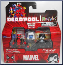 Marvel Now Deadpool / Copycat as Domino from Marvel Minimates - Wave 65 - Deadpoolapoolza manufactured by Diamond Select [Front]