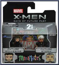 Future Wolverine / Future Storm from Marvel Minimates - Wave 58 - X-Men Days of Future Past Movie manufactured by Diamond Select [Front]