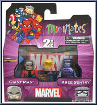 Giant Man / Kree Sentry from Marvel Minimates - Wave 44 - Comic Series Avengers manufactured by Diamond Select [Front]