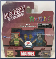 Iron Fist / Odin from Marvel Minimates - Walgreens - 1,000,000 BC manufactured by Diamond Select [Front]