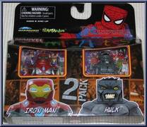Iron Man / Hulk from Marvel Minimates - Wave 27 - Ultimates manufactured by Diamond Select [Front]
