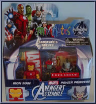 Iron Man / Power Princess from Marvel Minimates - Walgreens - Wave  2.5 manufactured by Diamond Select [Front]