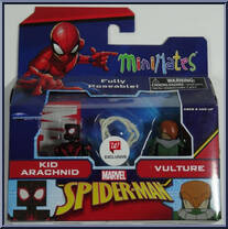 Kid Arachnid / Vulture from Marvel Minimates - Walgreens - Wave  7 manufactured by Diamond Select [Front]