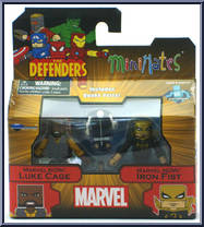 Luke Cage / Iron Fist from Marvel Minimates - Wave 75 - Defenders manufactured by Diamond Select [Front]