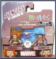 Phoenix / Agamotto from Marvel Minimates - Walgreens - 1,000,000 BC manufactured by Diamond Select [Front]