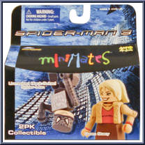 Spider-Man (Black Suit Unmasked) / Gwen Stacy from Marvel Minimates - Wave 18 - Spider-Man 3 manufactured by Diamond Select [Front]
