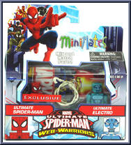 Ultimate Spider-Man / Ultimate Electro from Marvel Minimates - Walgreens - Wave  1 manufactured by Diamond Select [Front]