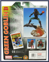 Green Goblin (with Pumpkin Bombs) from Marvel Select - Basic Series manufactured by Diamond Select [Back]