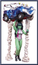 She-Hulk from Marvel Select - Exclusives manufactured by Diamond Select [Loose]
