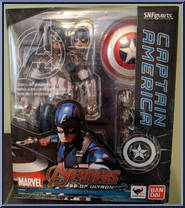 Captain America from Marvel - S.H. Figuarts - Avengers Age of Ultron manufactured by Bandai [Front]