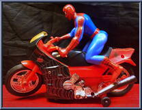 Spider-Man from Marvel - Mystery Bump & Go Motorcycles manufactured by Soma [Loose]