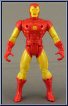 Iron Man (Space Armor) from Marvel - Super Heroes - Series 7 manufactured by Toy Biz [Loose]