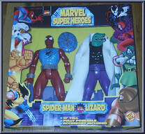 Spider-Man / Lizard from Marvel - Super Heroes - 10" 2-Packs manufactured by Toy Biz [Front]