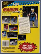 Thor (Smashing Hammer Action) from Marvel - Super Heroes - Series 2 manufactured by Toy Biz [Back]