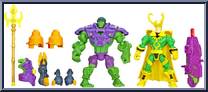 Hulk vs. Loki from Marvel Super Hero Mashers - Battle Packs manufactured by Hasbro [Loose]