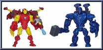Iron Man vs. Iron Monger from Marvel Super Hero Mashers - Battle Packs manufactured by Hasbro [Loose]