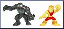 Venom & Puma from Marvel Super Hero Squad - Spider-Man Series 4 manufactured by Hasbro [Loose]