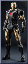 Iron Man (Mark 7 Black x Gold) Action Figure