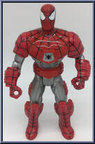 Cyber Spider-Man from Marvel Universe - Metal Warriors manufactured by Toy Biz [Loose]