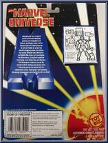 Iron Man (Space Armor) from Marvel Universe - 5" Scale - Series  6 manufactured by Toy Biz [Back]