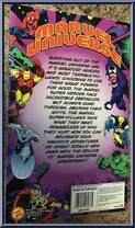 Wolverine from Marvel Universe - Flying Heroes manufactured by Toy Biz [Back]