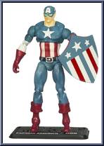 Captain America (Classic) from Marvel Universe - Fury Files - Wave  7 manufactured by Hasbro [Loose]