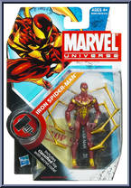 Iron Spider-Man from Marvel Universe - Fury Files - Wave  9 manufactured by Hasbro [Front]